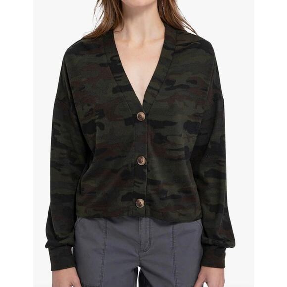 Sanctuary Daytripper Camouflage Cardigan L NWT - Picture 2 of 10